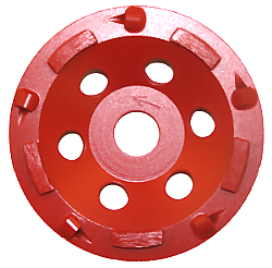 Zeige Details für PKD Diamantschleifteller D125/22,2mm mit 5 PKD-1/4 Segmente und 5 Diamantsegmente Bild von PKD Diamantschleifteller D125/22,2mm mit 5 PKD-1/4 Segmente und 5 Diamantsegmente