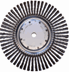 Bild von 6 Stück Fugenbürsten mit gezopftem Stahldraht Räumbreite 6 mm in Durchmesser 300 mm / 20er Bohrung, 6 Stück im Paket