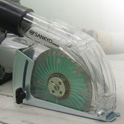 Bild von SANKYO  Absaughaube AP125 DC für Trennscheiben  Durchmesser 125 mm zur Montage an Winkelschleifer