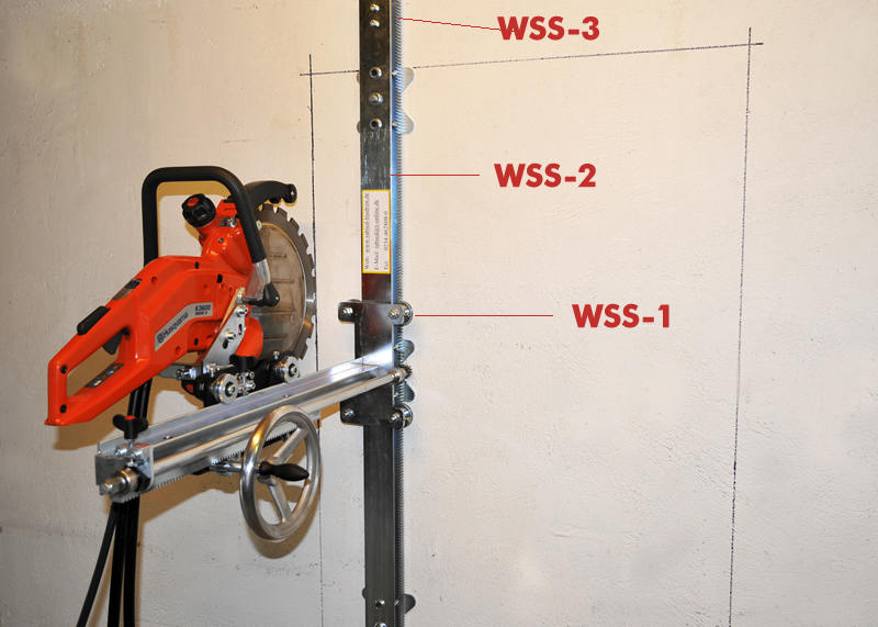 Bild von Wandsäge Schienensystem komplett (ohne Maschine) 